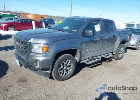 2021 GMC Canyon 4Wd Short Box At4 - Cloth z USA, uszkodzony, nr VIN 1GTG6FEN7M1149669